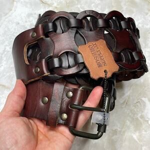 NWT Deadstock Mossimo leather gladiator link belt